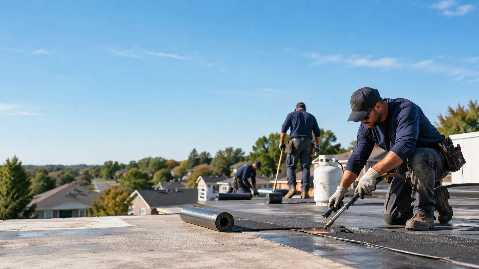 Flat Roof Leak Repair providers in Vandervoort, AR
